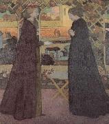 Maurice Denis Mary Visits Elizabeth oil on canvas